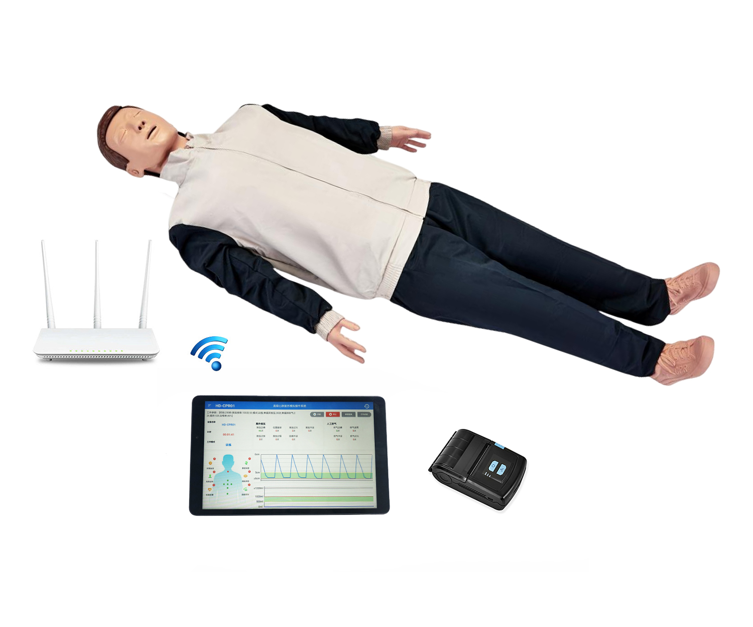 电脑心肺复苏模拟人
