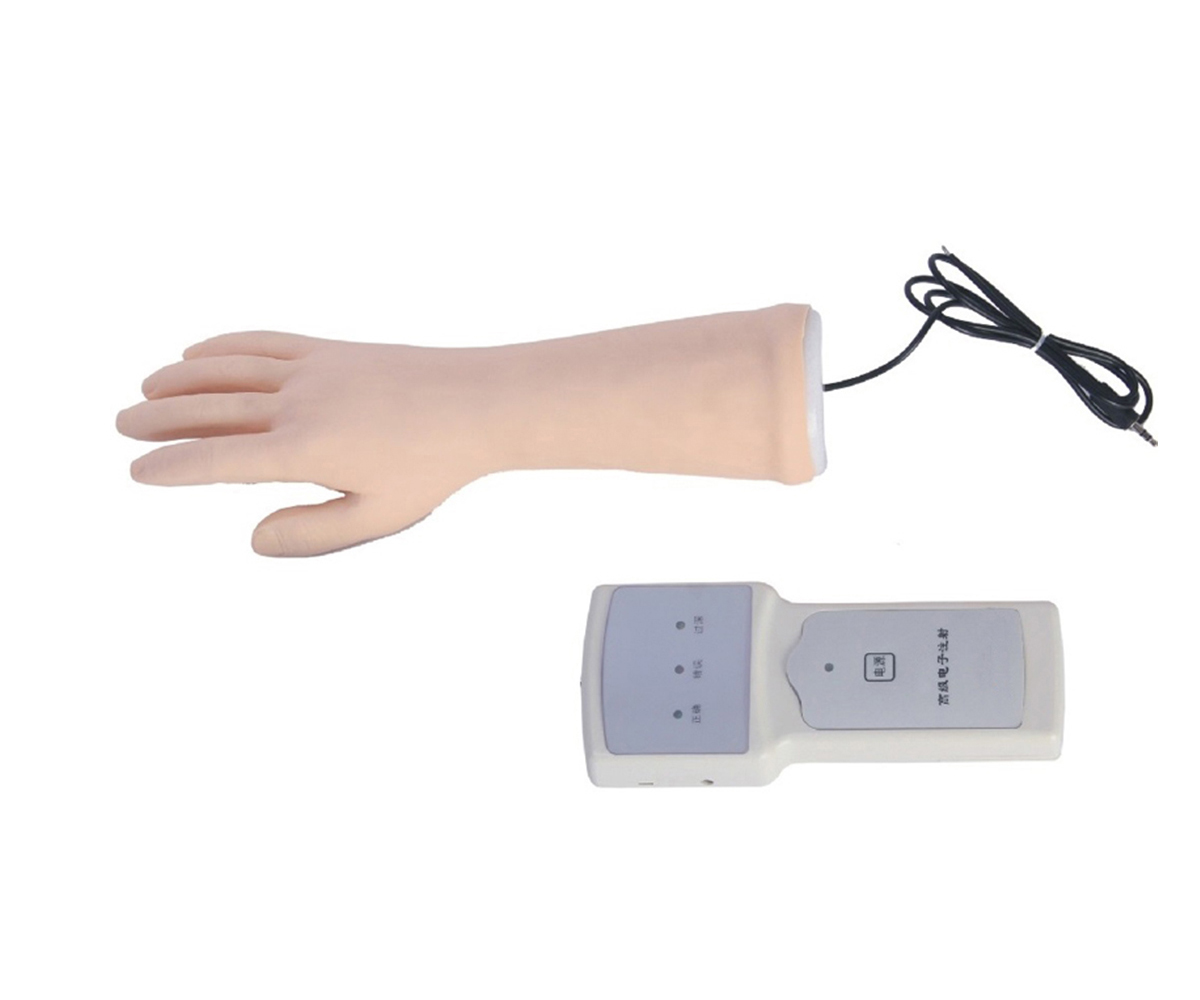 高级电子手部静脉穿刺训练模型（带报警）