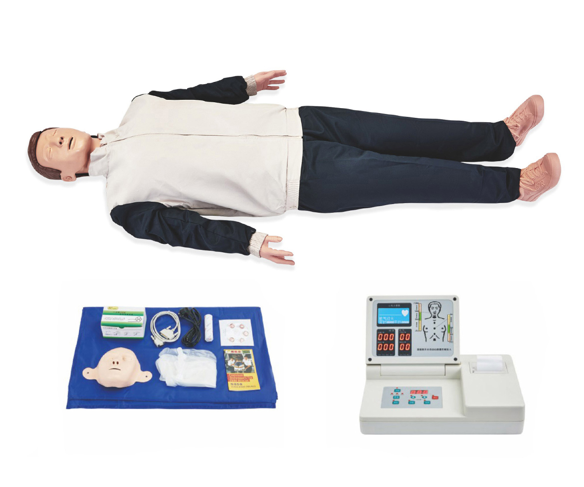 液晶彩显高级电脑心肺复苏模拟人